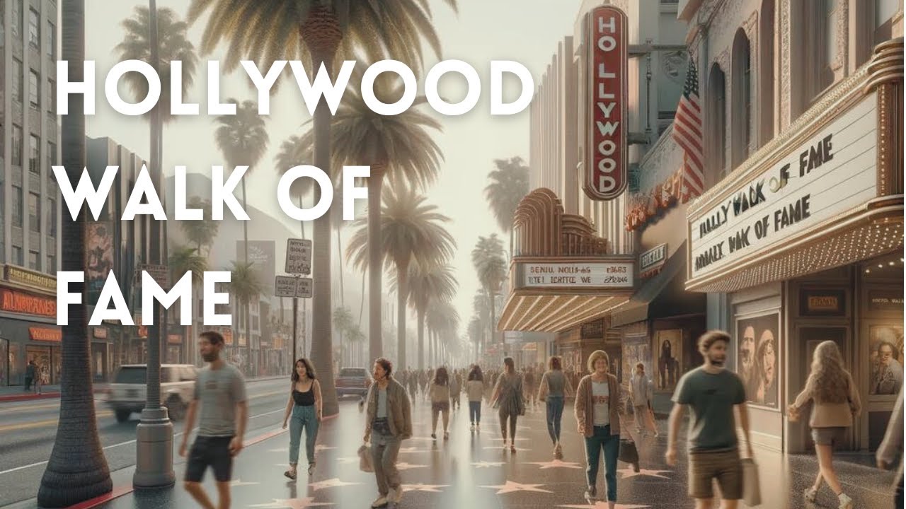 Los Angeles Hollywood Walk of Fame Tour 4K #hollywood #losangeles - YouTube
