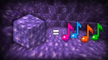 Making music with amethyst blocks in Minecraft!