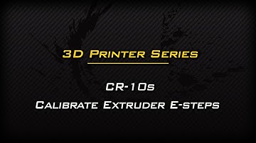 Panda Prints! CR-10 / CR-10S - Adjust E-steps / Extruder calibration
