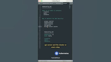 Kubernetes-zelfstudie voor beginners: hoe u uw K8s Kubeconfig beveiligt – professionele tips #kub...