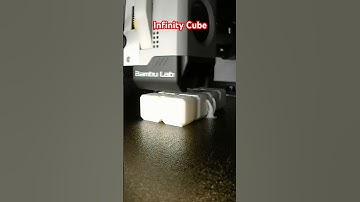 Bambu X1C Printing Infinity Cube #bambulab #3dprinting #3dprinter