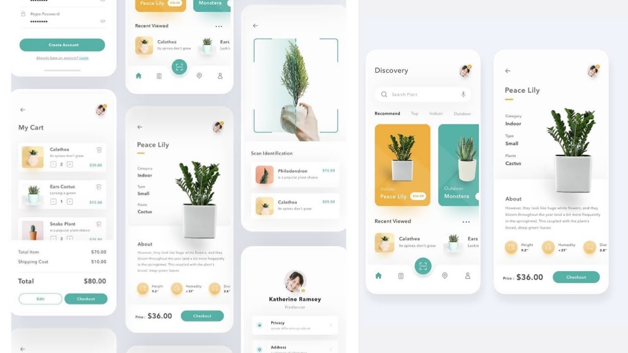 🛑Best 15 Example UI/UX Design Inspiration  for Mobile App | UI/UX Animation Design