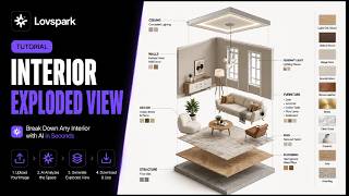 How to Create Interior Exploded Views with AI | Lovspark Interior Exploded View Tutorial