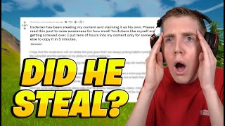 Does ItsJerian Steal Content?