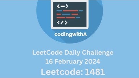 Daily LeetCode Challenge: 1481. Least Number of Unique Integers after K removals | Python |