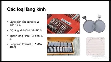 Lăng kính dùng trong nhãn khoa - PGS.TS.Nguyễn Đức Anh