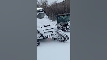 Polaris Ranger and General playing in more fresh snow