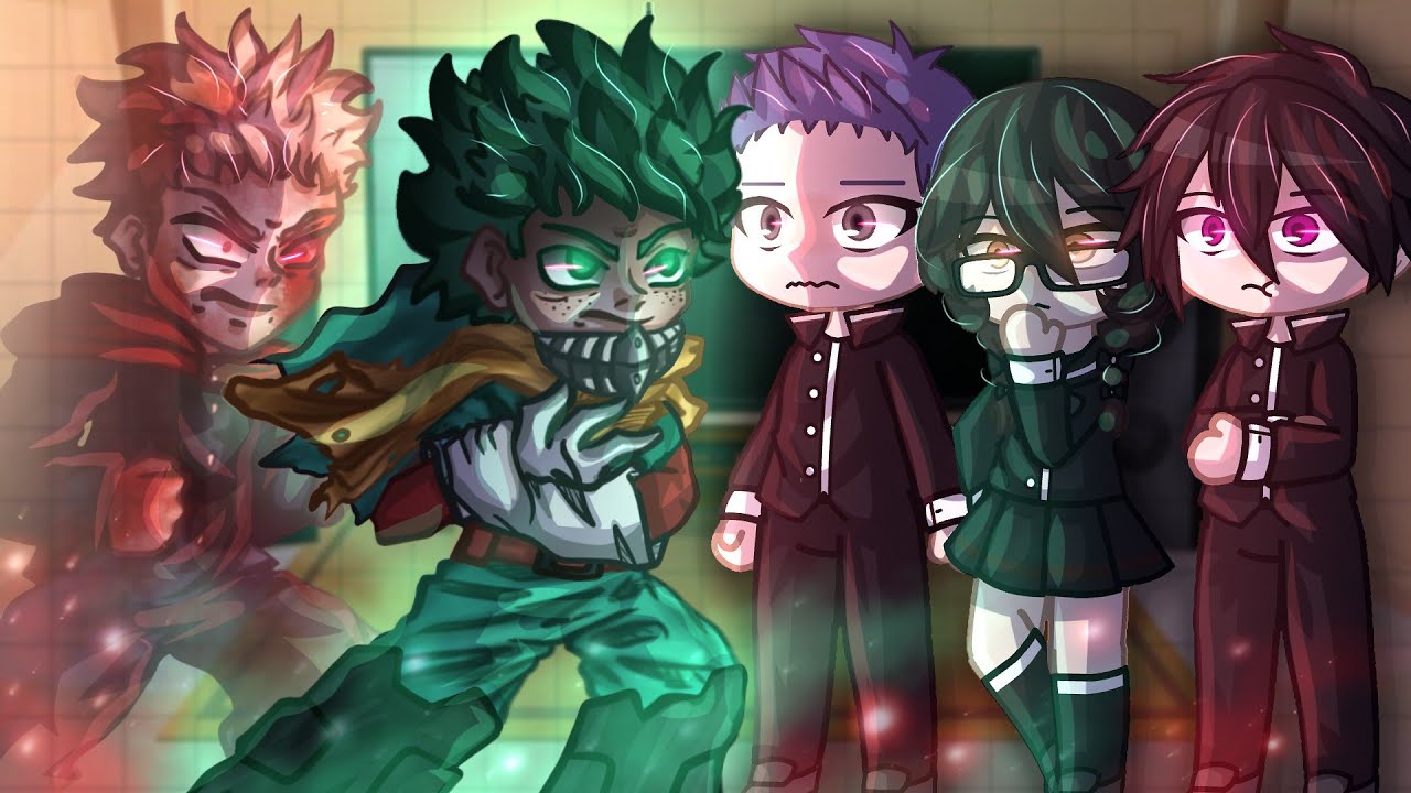 Deku Classmates React To Him As Itadori Yuji // Gacha React