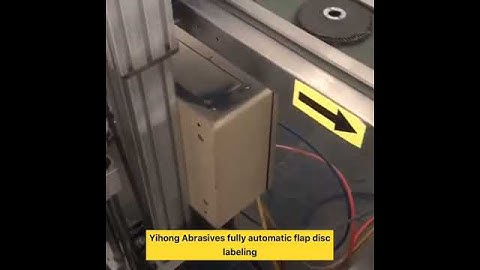 Yihong flap disc fully automatic labeling machine