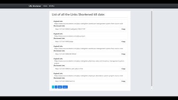 URL Shortener Site in Python using Django Framework DEMO