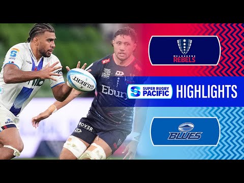 HIGHLIGHTS | REBELS v BLUES | Super Rugby Pacific 2024 | Round 11