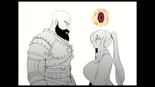 Timelapse Drawing : Kratos and Suraya.