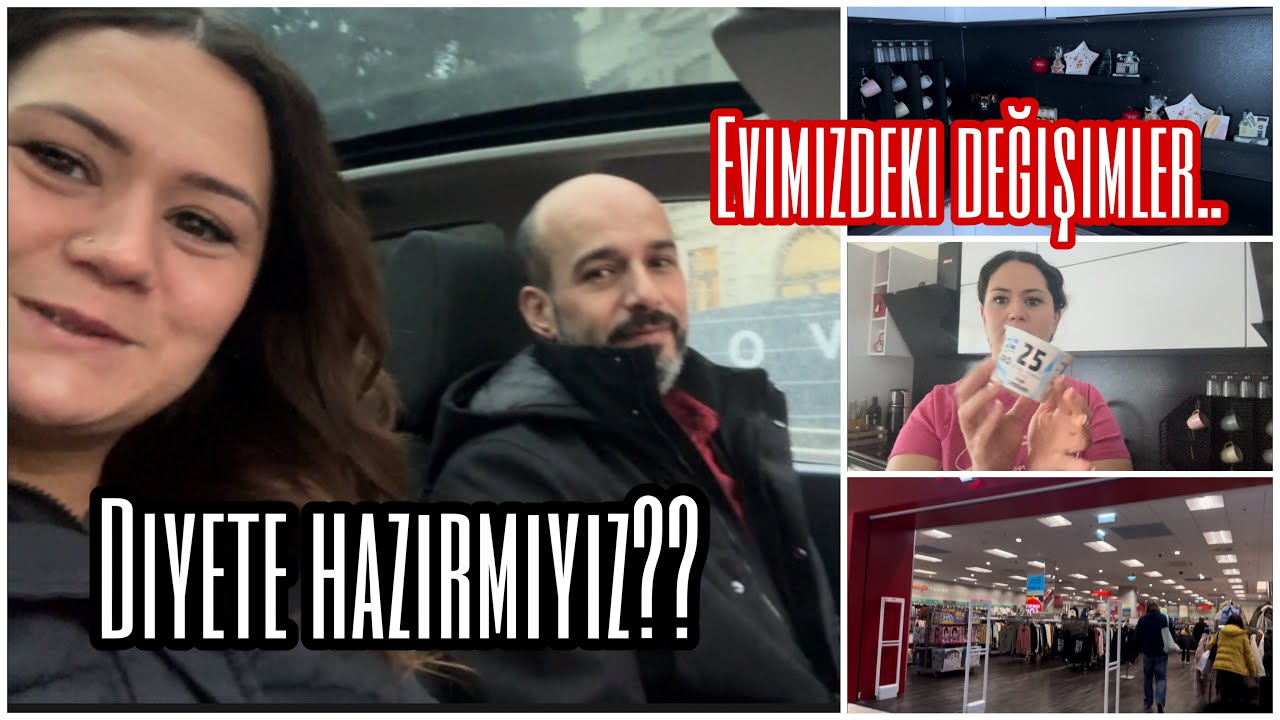 Diyete başlıyorum| Evdeki Değişiklik| Kışlık Alışveriş | Dolap Düzeni