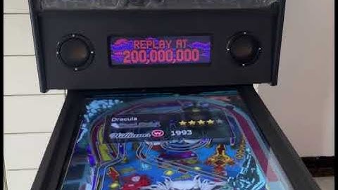 easily switch between 900 games on our virtual pinball machine - made to order