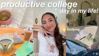 productive college day in my life! ☕️ going to a coffee shop, studying, etc