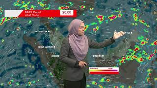 MET MALAYSIA - Laporan Cuaca 23 Jun 2024 (pagi)