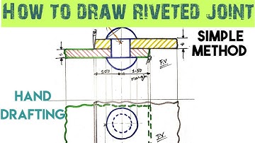 Riveted lap joint drawing |Engineering and poetry|