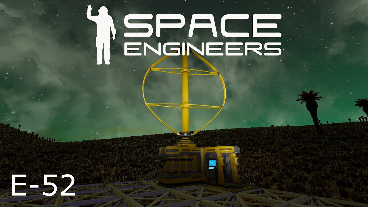 Space Engineers, E-52, Survival Base on the Alien Planet Established ...