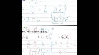 5-3 Adding and Subtracting Mixed Numbers