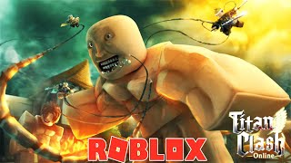 Roblox- GAME ATTACK ON TITAN NÀY MÌNH XÀI SONG KIẾM SĂN BỌN TITAN NGƯỜI KHỒNG LỒ -Titan Clash Online
