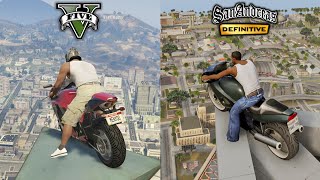 GTA 5 vs GTA San Andreas Definitive Edition