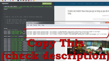 Tumblr Tutorials: How to make your blog scroll infinitely