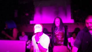 Barbara Tucker, Dj Q, Kenny Dope, Hallex M on the DJ Booth @ Baoli (WMC 2013)