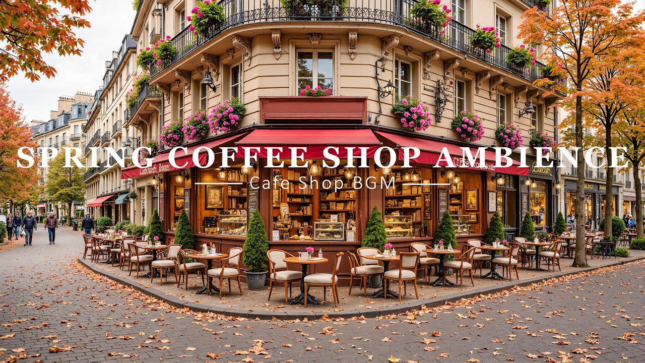 Весенняя Атмосфера Кофейни 🌸 Инструментальная Музыка В Стиле Smooth Jazz И Босса-Нова Для Хорошего