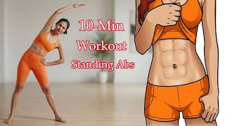 10-Min Standing Abs Workout That Really Burns 🔥