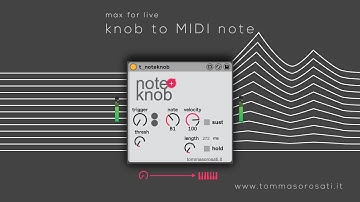 noteknob - maxforlive device demo