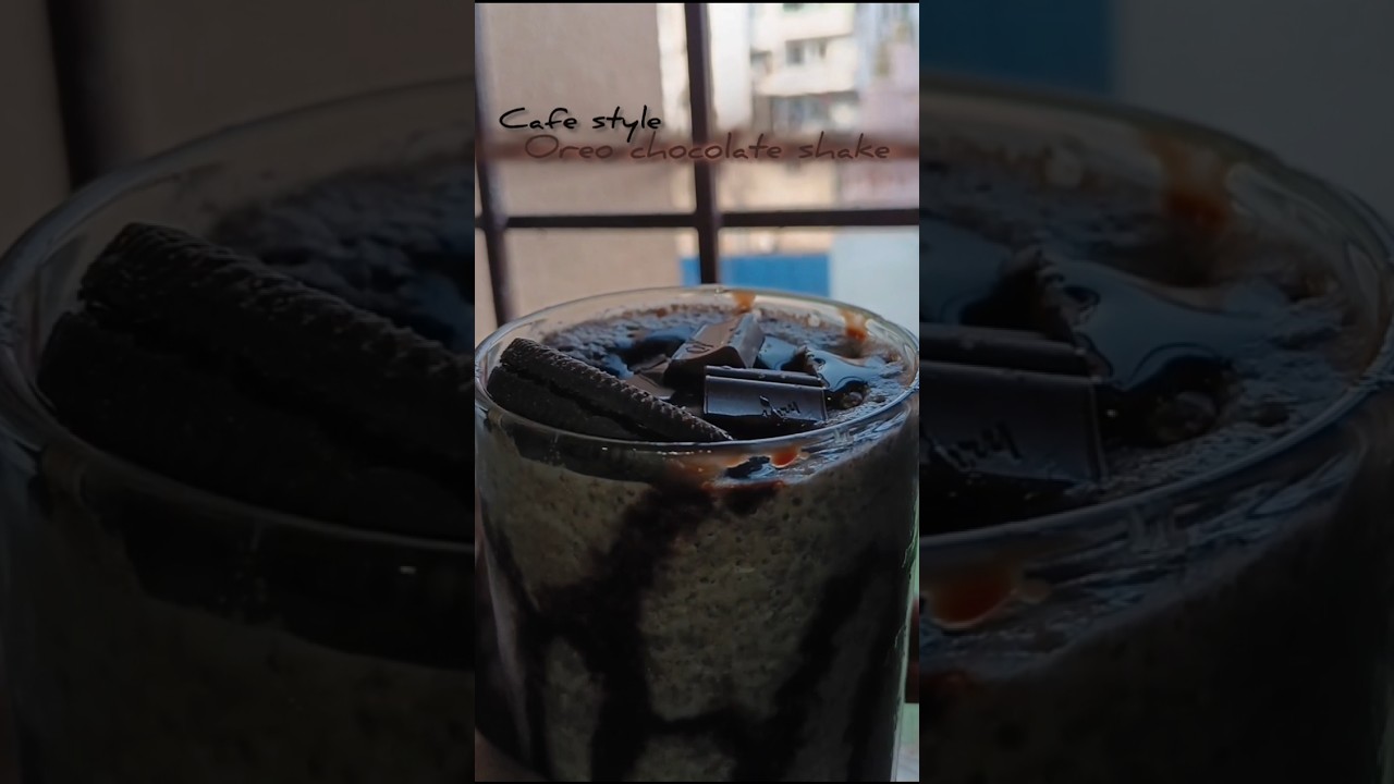 Cafe style Orea chocolate shake ll 