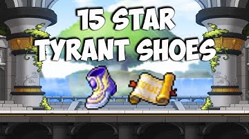 GMS [Bera] - Enhancing Tyrant Shoes to 15 Stars!