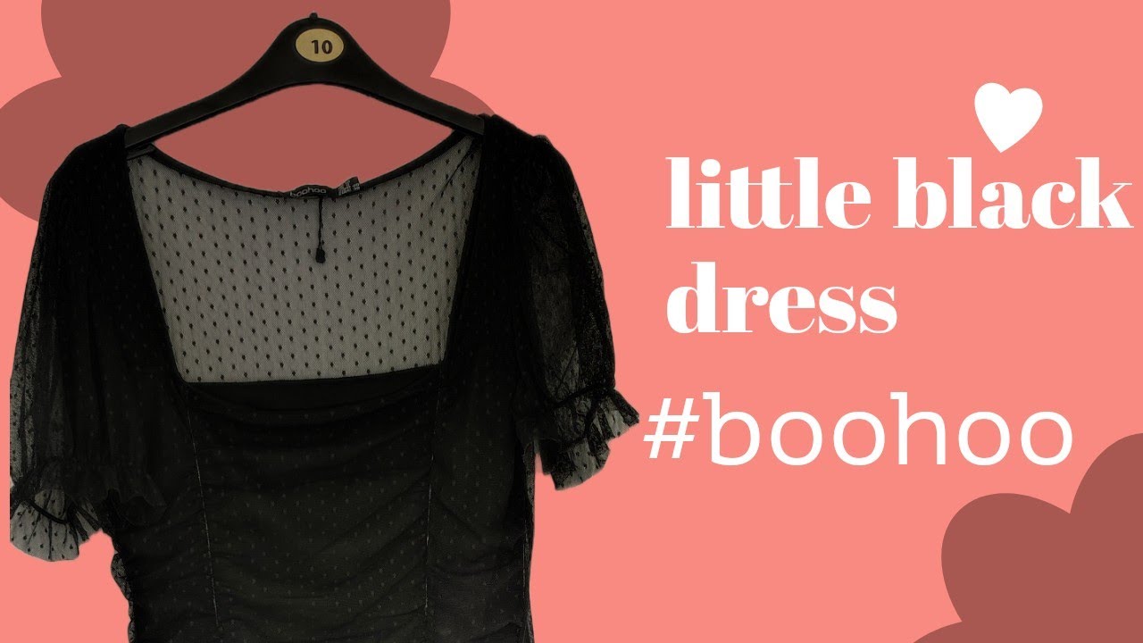 Try 0n  A little black dress...  boohoo  | what's in my wardrobe | over 50s