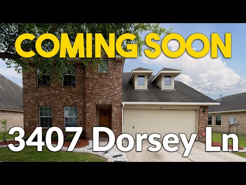 3407 Dorsey Ln, Pearland, TX home video tour