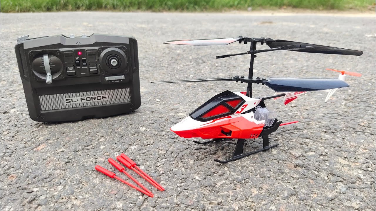 Silverlit 35 Channel Sniper Rc Helicopter With Gyroscopic System Rc