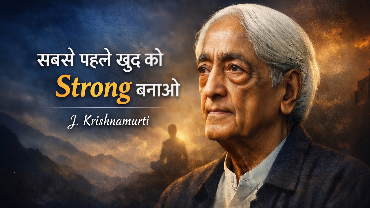 Build Inner Strength First – Life Lessons from Jiddu Krishnamurti