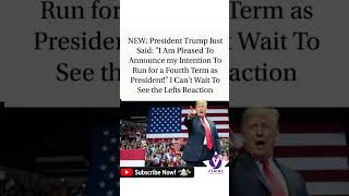 Trump's Fourth Term Joke Sparks Big Reactions#Trump #DonaldTrump #Politics #USPolitics