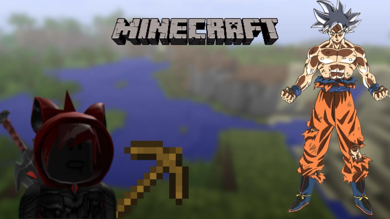 Ultra instinct goku in minecraft-showing off my pixel art in minecraft ...