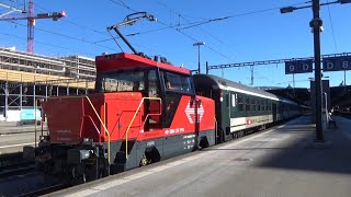 Ee 922 rangiert mit SBB IR Komp in Zürich HB | Trains in Zurich