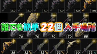 【ゼルダの伝説ティアキン】近衛の両手剣、近衛の剣、近衛の弓、王家の弓など８種、合計２２個を効率良く入手できるオススメの場所〔ハイラル城〕【ゼルダの伝説ティアーズオブザキングダム】