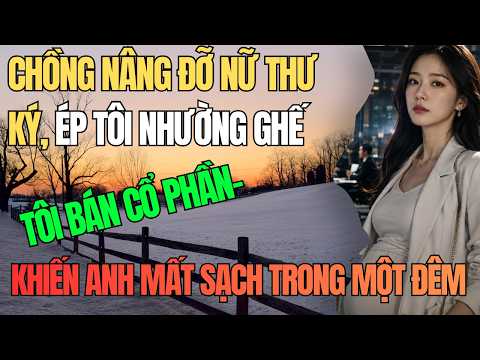 CHỒNG NÂNG ĐỠ NỮ THƯ KÝ, ÉP TÔI NHƯỜNG GHẾ, TÔI BÁN CỔ PHẦN - KHIẾN ANH MẤT SẠCH TRONG MỘT ĐÊM