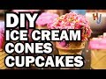 DIY Ice Cream Cone Cupcakes - HACK JOB