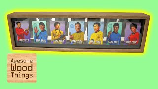 Shadow Box for Star Trek Cards - Dave & Busters