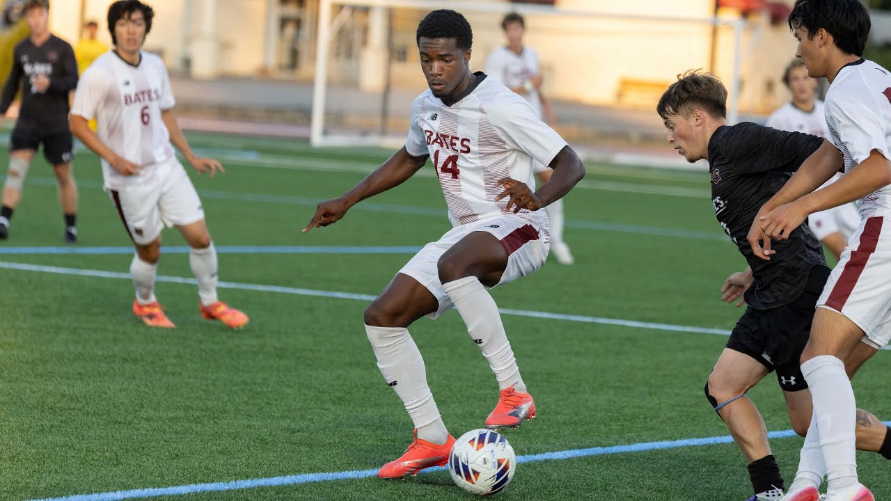 2025 Bates men's soccer vs. Bowdoin highlights