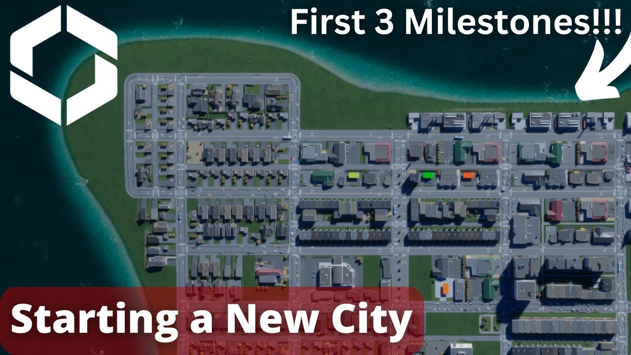 Starting a New City First Milestones Cities Skylines 2 Waterway