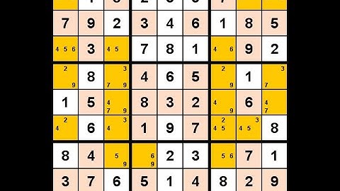 How to Solve Los Angeles Times Sudoku Impossible July 12, 2020 - XY-Wing
