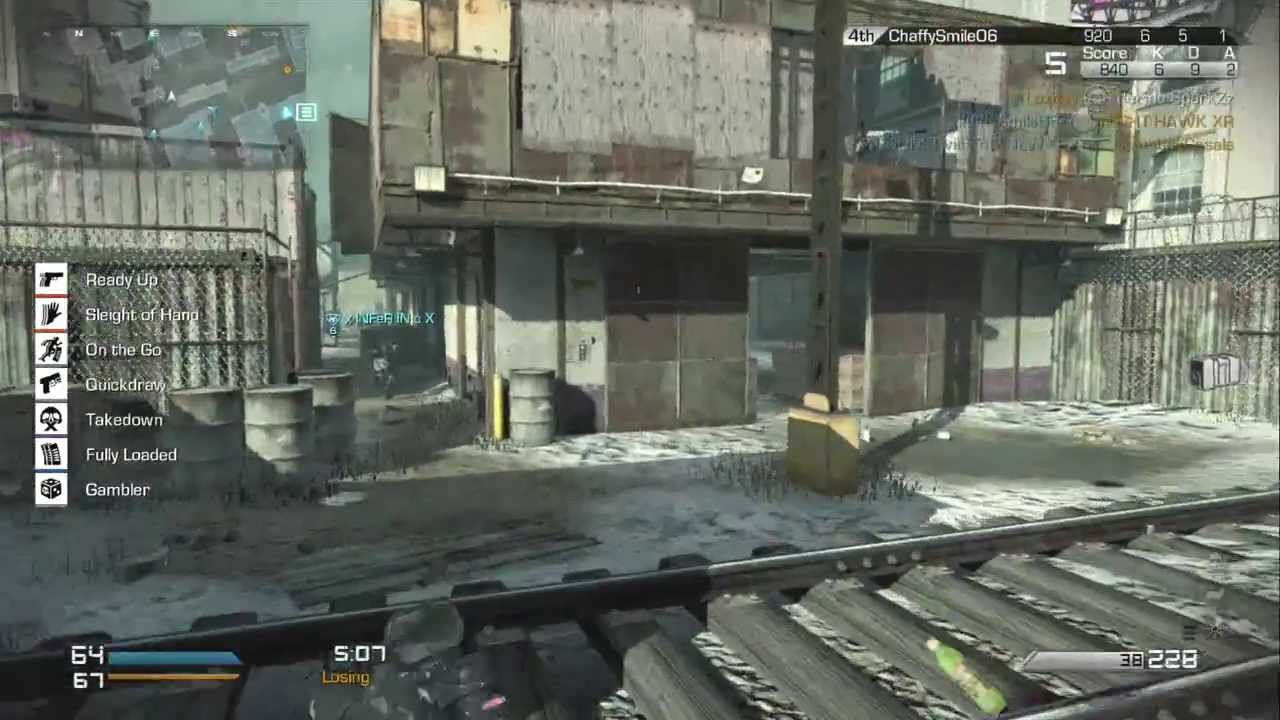 Call of Duty Ghosts: Cranked Gameplay on Freight With MTAR-X