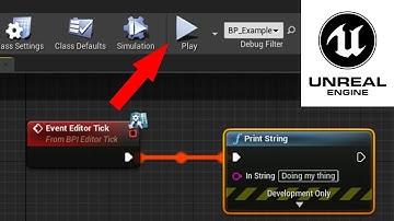 Unreal Engine | Editor Tick Tutorial using Blueprint
