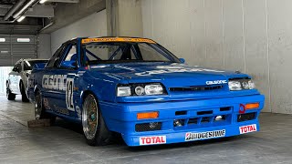 CALSONIC SKYLINE R31 GTS-R Shakedown