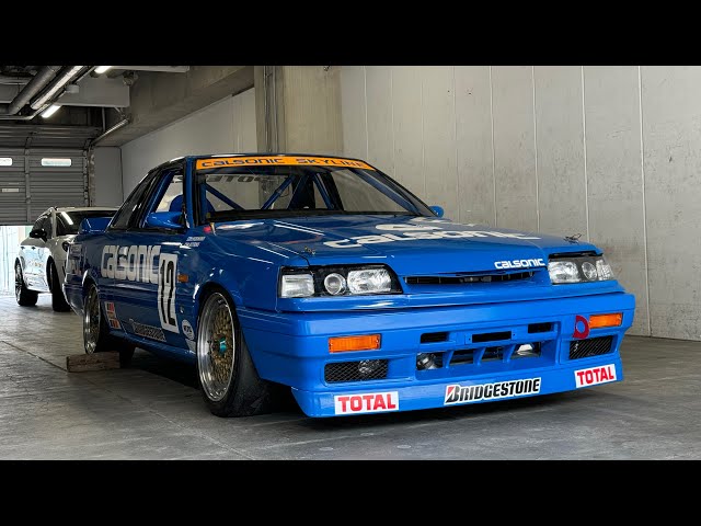 CALSONIC SKYLINE R31 GTS-R Shakedown - YouTube